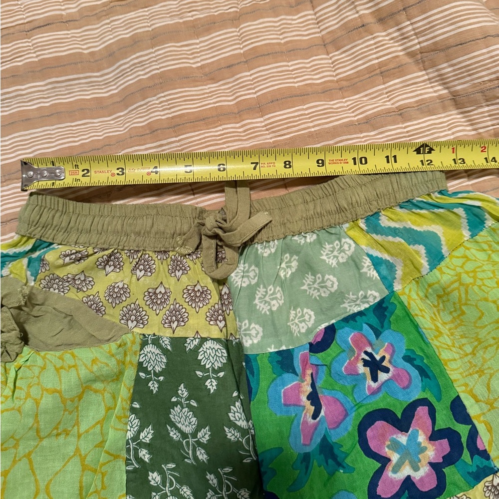 Colorful Patchwork Wide-Leg Pants - Picture 4 of 5